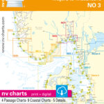 Kart kombi Atlas No 3 - Kristiansand til Kragerø