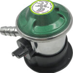 Gassregulator click-on m/slangestuss