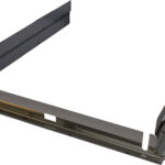 Ramme 3 Sider Flush CR65 Inox